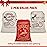 JOYIN 3 PCS Christmas Large Canvas Gift Bag 26 x 19, Drawstring Santa Burlap Sack Reusable Personalized Cloth Pouch for Xmas Presents Package, Party Supplies, Hoilday Decoration