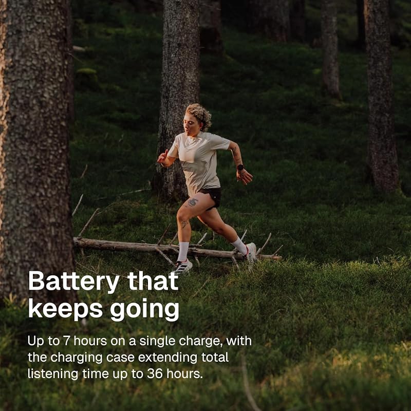 SUUNTO Spark Open Ear Sport Headphones, Bluetooth Earbuds, Orange image 5