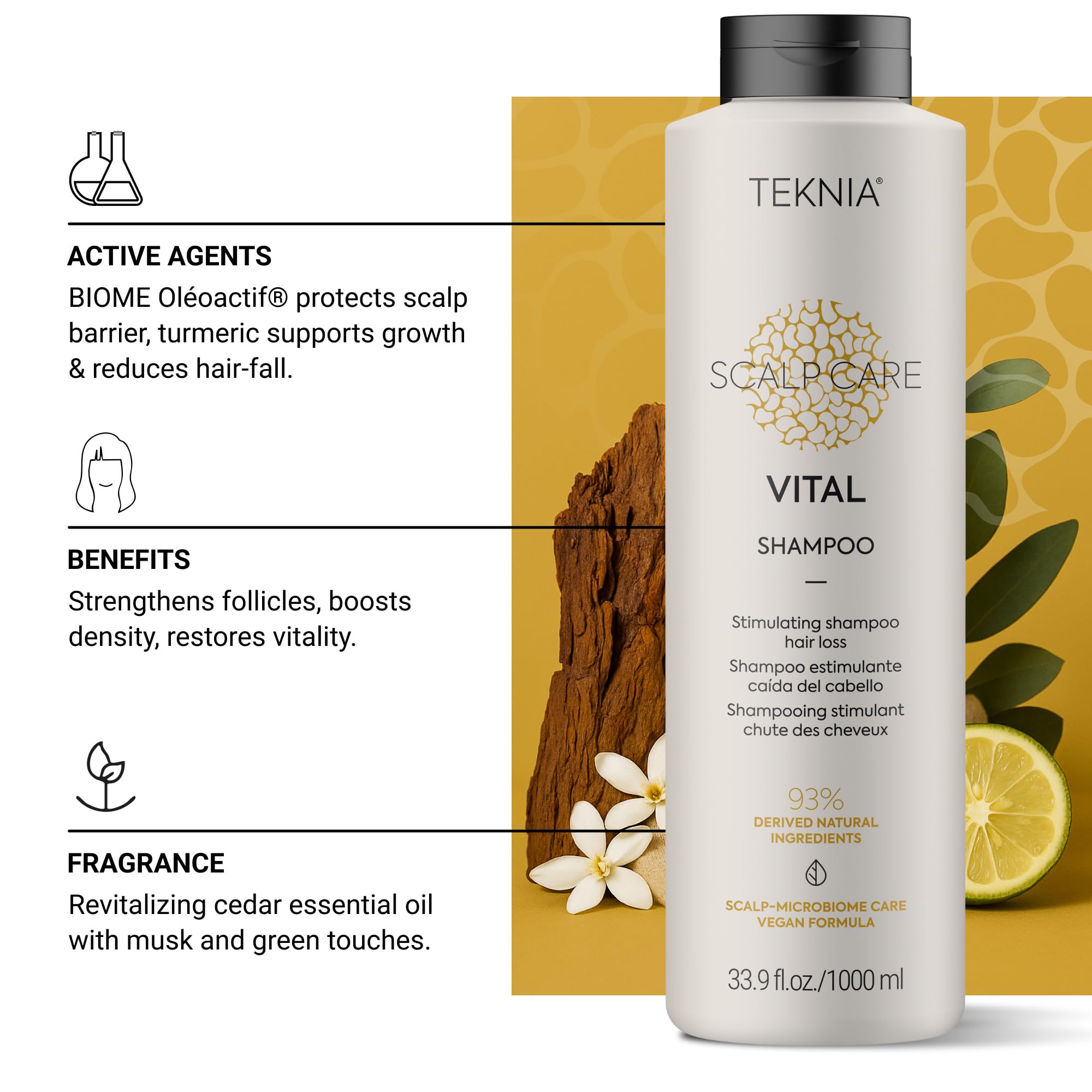 Lakme Teknia Scalp Care Vital Szampon 1000 ml