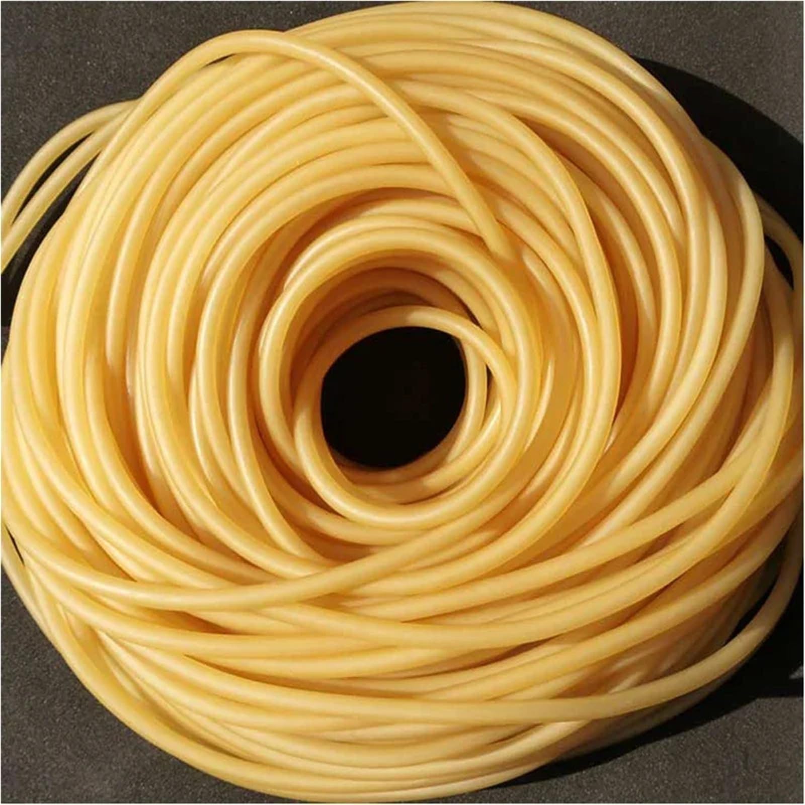 Tubi in lattice di gomma | Tubo giallo in lattice di gomma da 2/10/30 m for fitness(Id 1.7mm X Od 4.5mm,10Meters)