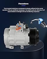 Vista 255 de ECCPP Compresor de CA 1997-2003 apto para Mitsubishi Montero Sport 3.0L 1999-2004 para Mitsubishi Montero Sport 3.5L Compresor de aire acondicionado