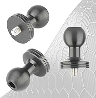 Vista 7 de Bulletpoint Adaptador de cámara roscado de aluminio de 1/4 "-20 con bola integrada de 0.787 in