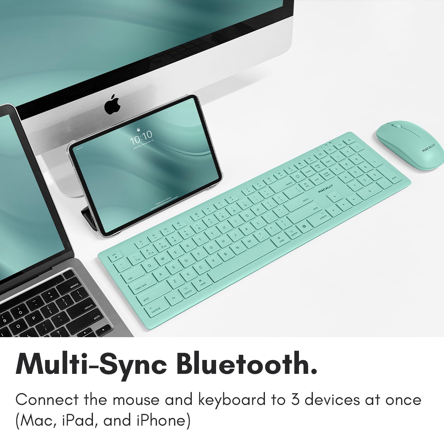Amazon.com: Macally Wireless Keyboard and Mouse Combo for Mac mini