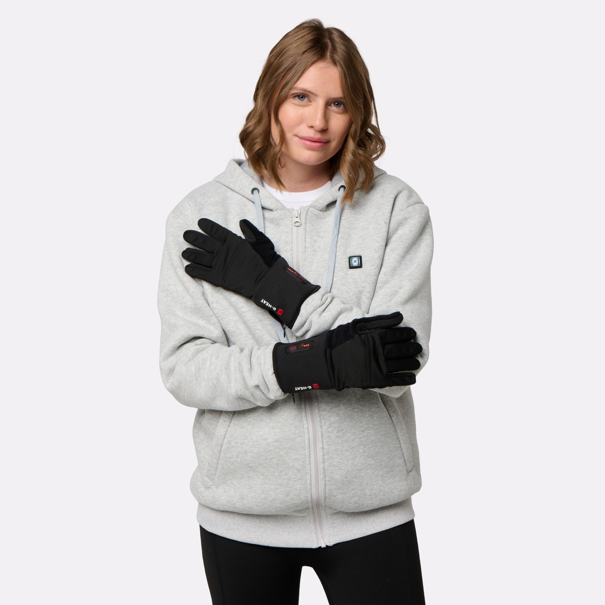G-HEAT - Gants Chauffants Fins pour Intérieur | Chaleur Ajustable 3 Niveaux | Télétravail, Loisirs, Syndrome de Raynaud | Ultra-Confortables et Légers