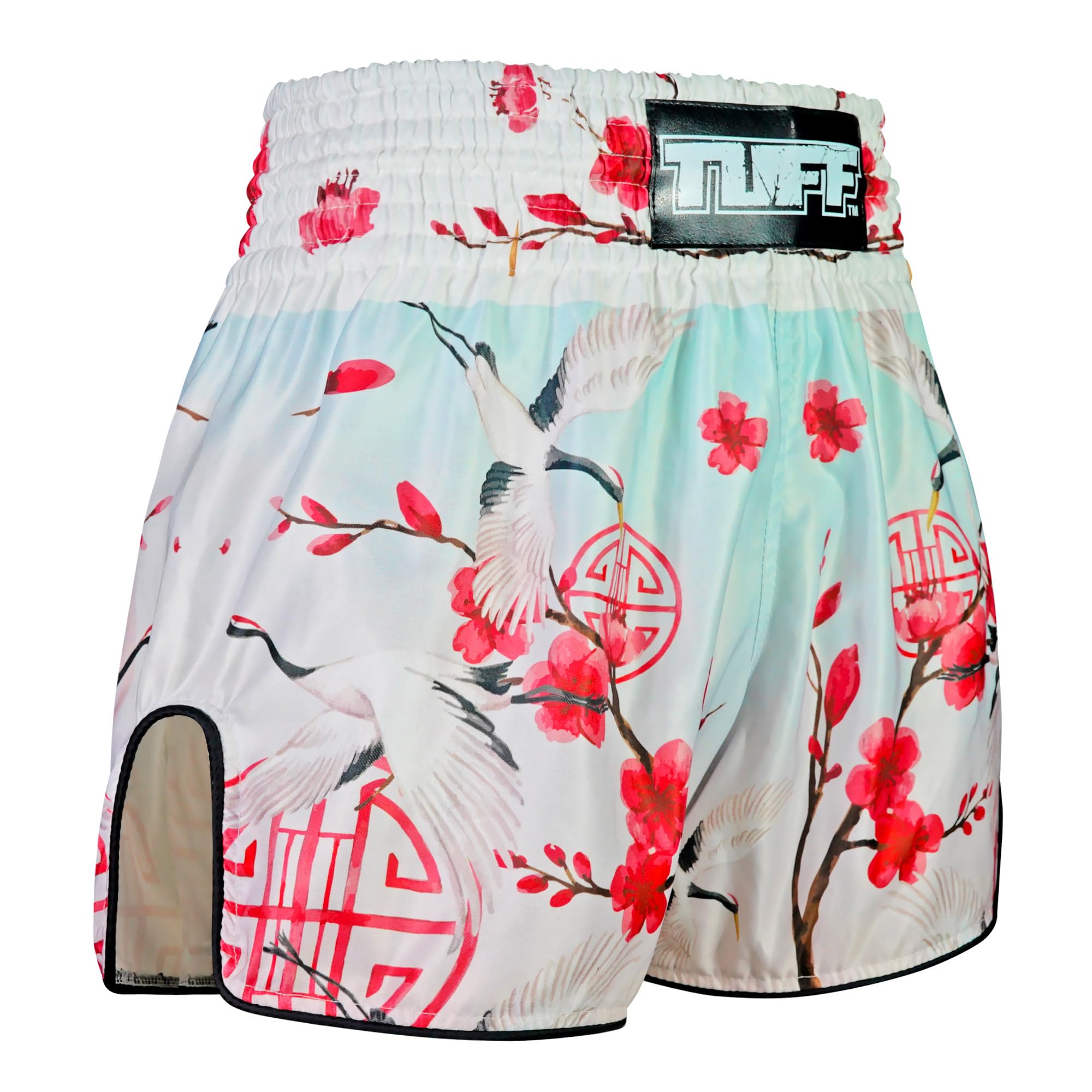 Tuff Sport Muay Thai bokserki bokserskie, retro, klasyczny, slim cut, MMA, kickboxing, zestaw treningowy