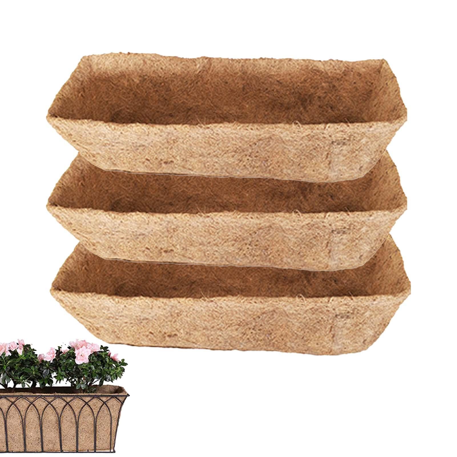 Tapis en fibre de coco pour vos suspensions de terrasse et jardinières fleuries de printemps