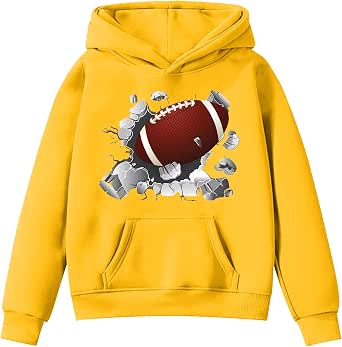 New Baby Boy Hoodie Dress In Inner Fleece Stuff Design Football In Skin Color On Sale Price main image 1