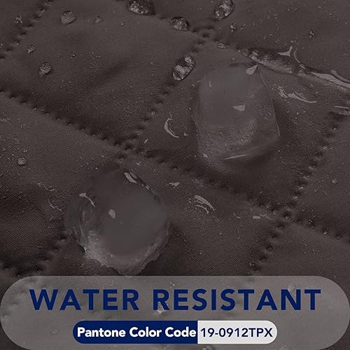 Miniatura 4 de PureFit Funda acolchada reversible para sofá, resistente al agua, protector de muebles, funda de sofá lavable con correas antideslizantes y