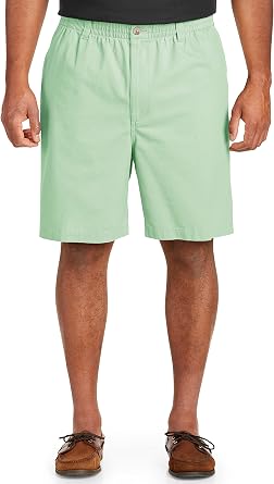 DXL Big and Tall Elastic-Waist Shorts 