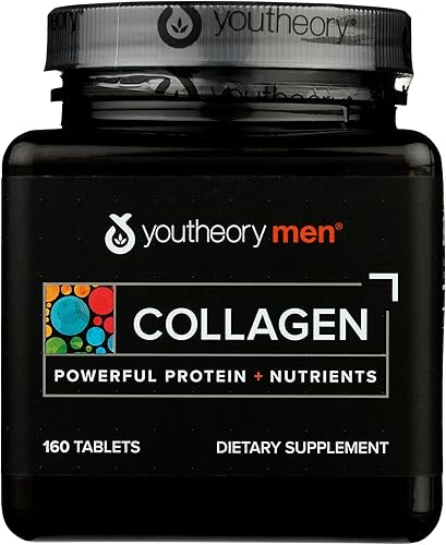 Youtheory Colágeno, para hombres, 160 comprimidos