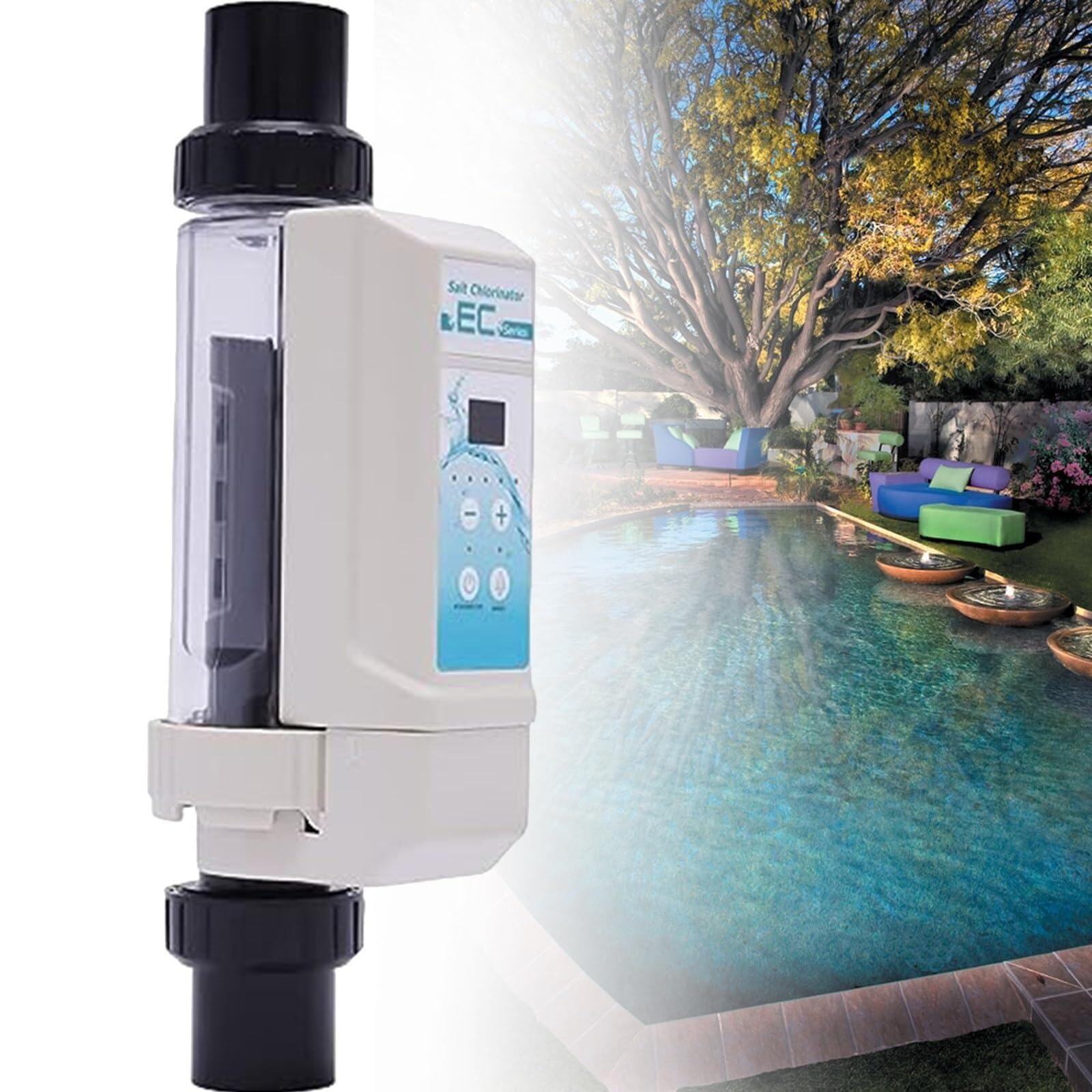 Pool Salt Chlorine Machine 8g/12g/16g/20g/h Water Generator Electrolysis Chlorinator(8)