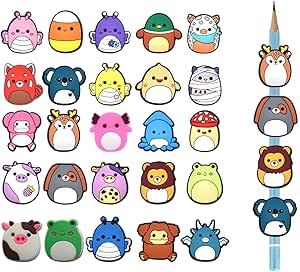 12 Pack Dinosaur Fossil Pencil Toppers - Assorted 2" Eraser Tops For Kids, School Rewards & Party Favors