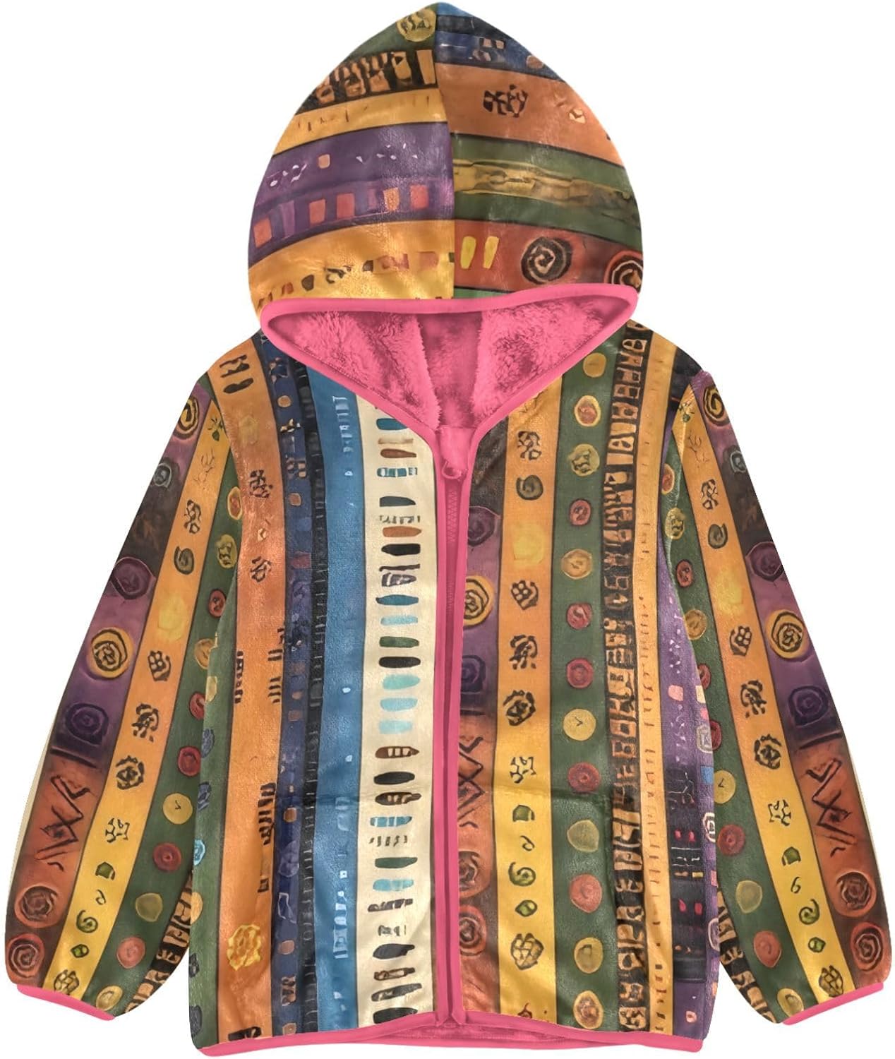 GuoChe Ethnic Style Sherpa Jacket