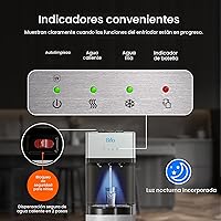Vista 8 de Brio - Dispensador de agua con refrigerador, de carga inferior, con autolimpieza, edición limitada, 3 ajustes de temperatura, agua caliente, fría