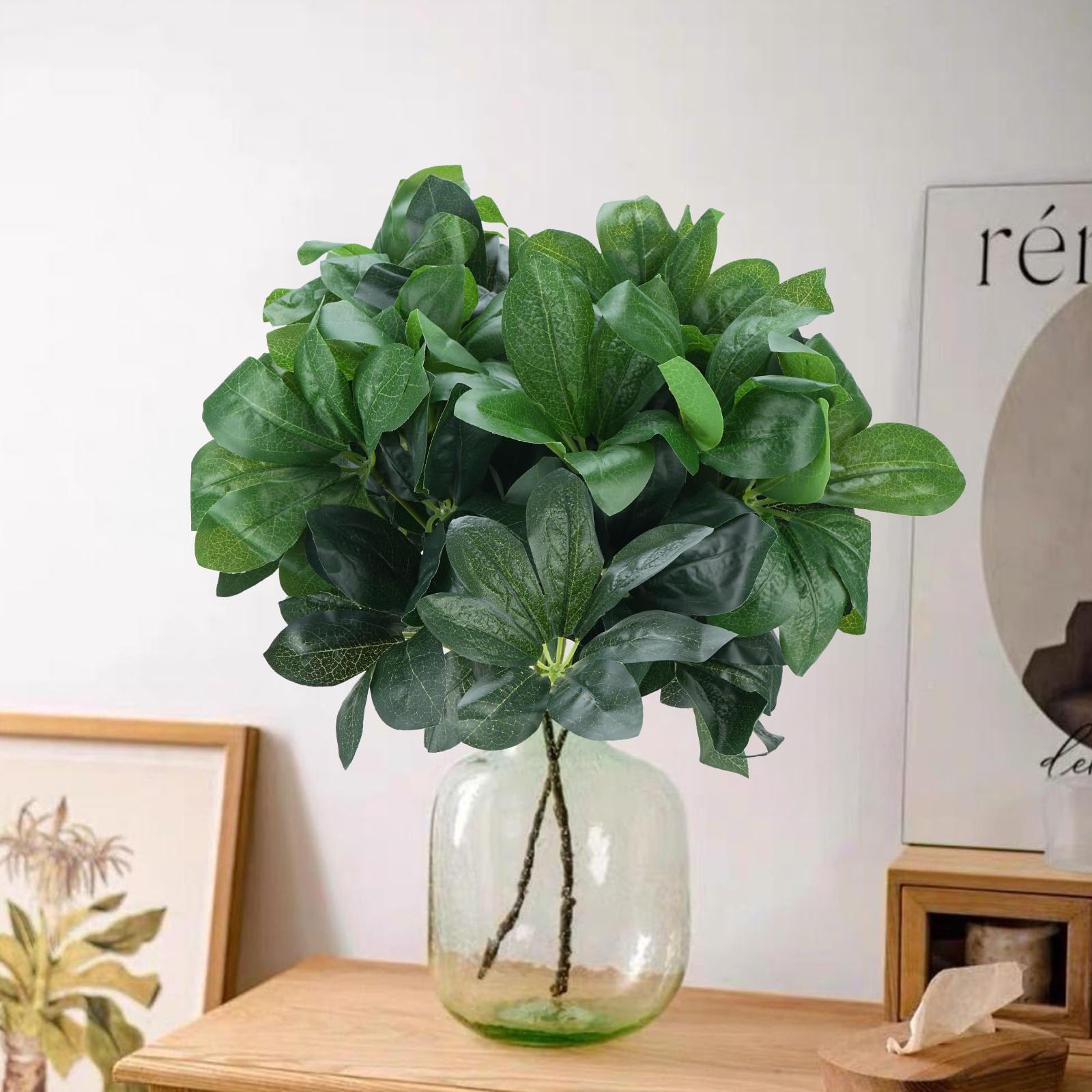 10 Piante Finte Per Esterno/Interno - Arbusti Artificiali Verdi Per Decorazione Casa - Foto 5