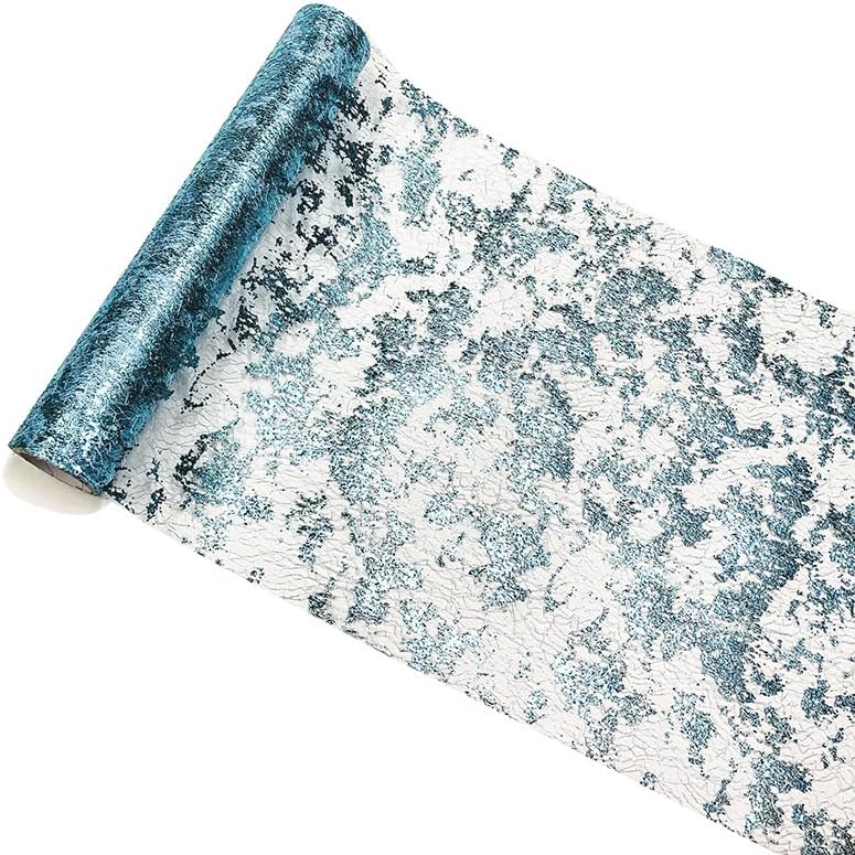 Metallic Gold fine mesh Table Napkin Rolls, Shimmering, Gold Table Decorations for Event Parties, Weddings, Birthday Parties, Christmas and More. (Coffee Rose Gold, 2 Pieces (60 feet Each))