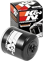 Vista 1 de Motocicleta K & N/Filtro de aceite de alto rendimiento Powersports, Negro