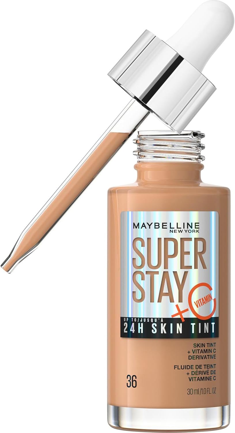 Maybelline Super Stay Skin Tint Foundation, With Vitamin C*, Foundation ...