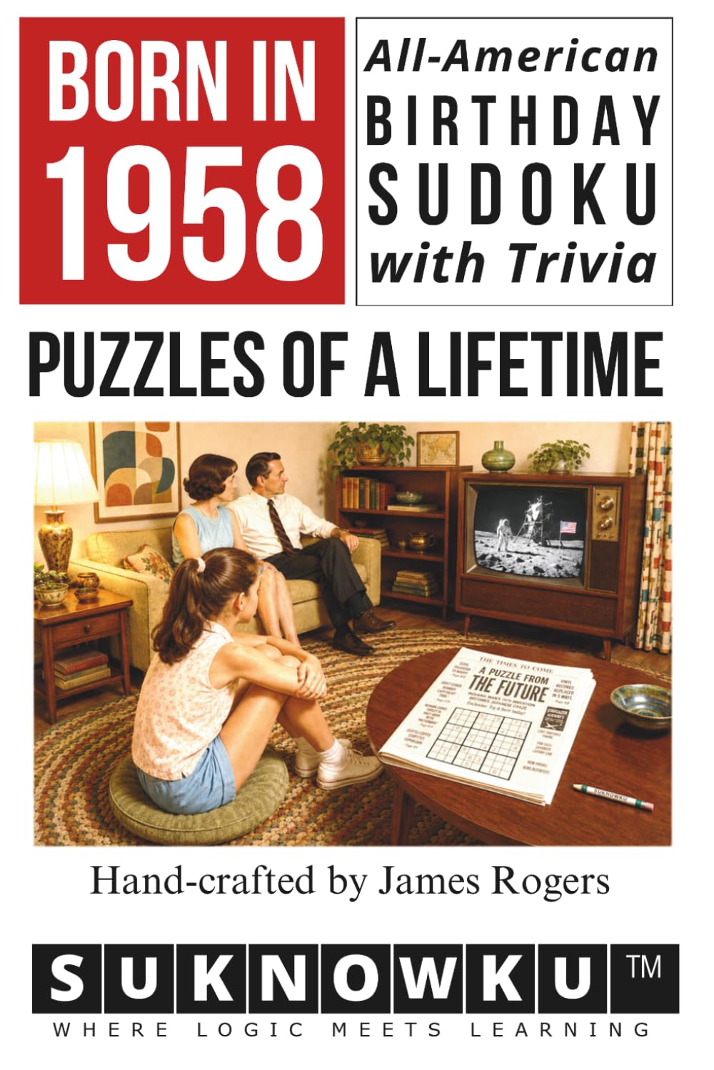 Born in 1958: All-American Birthday Sudoku with Trivia - Puzzles of a Lifetime