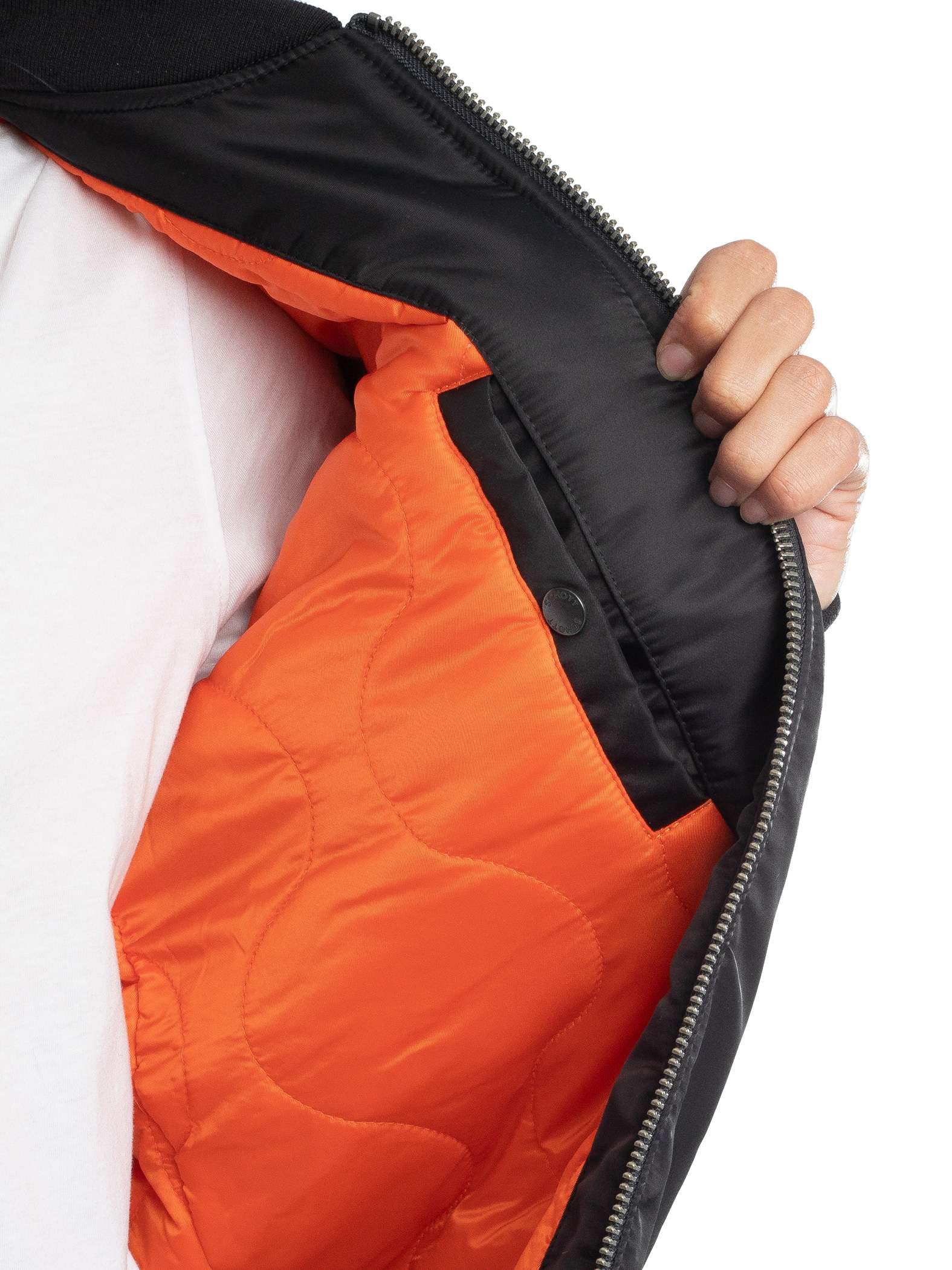 Schott NYC AIRFORCERS Kurtka Bomber Schott, Czarna, XL Dorosły