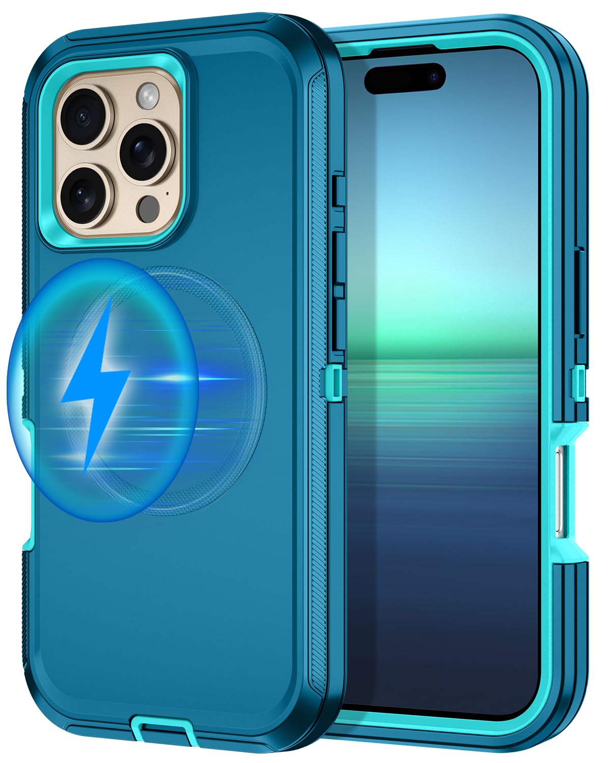 Amazon.com: I-HONVA for iPhone 16 Pro Max Case [Compatible with