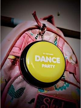 30 Second Dance Party Dance Party Button, Bitty