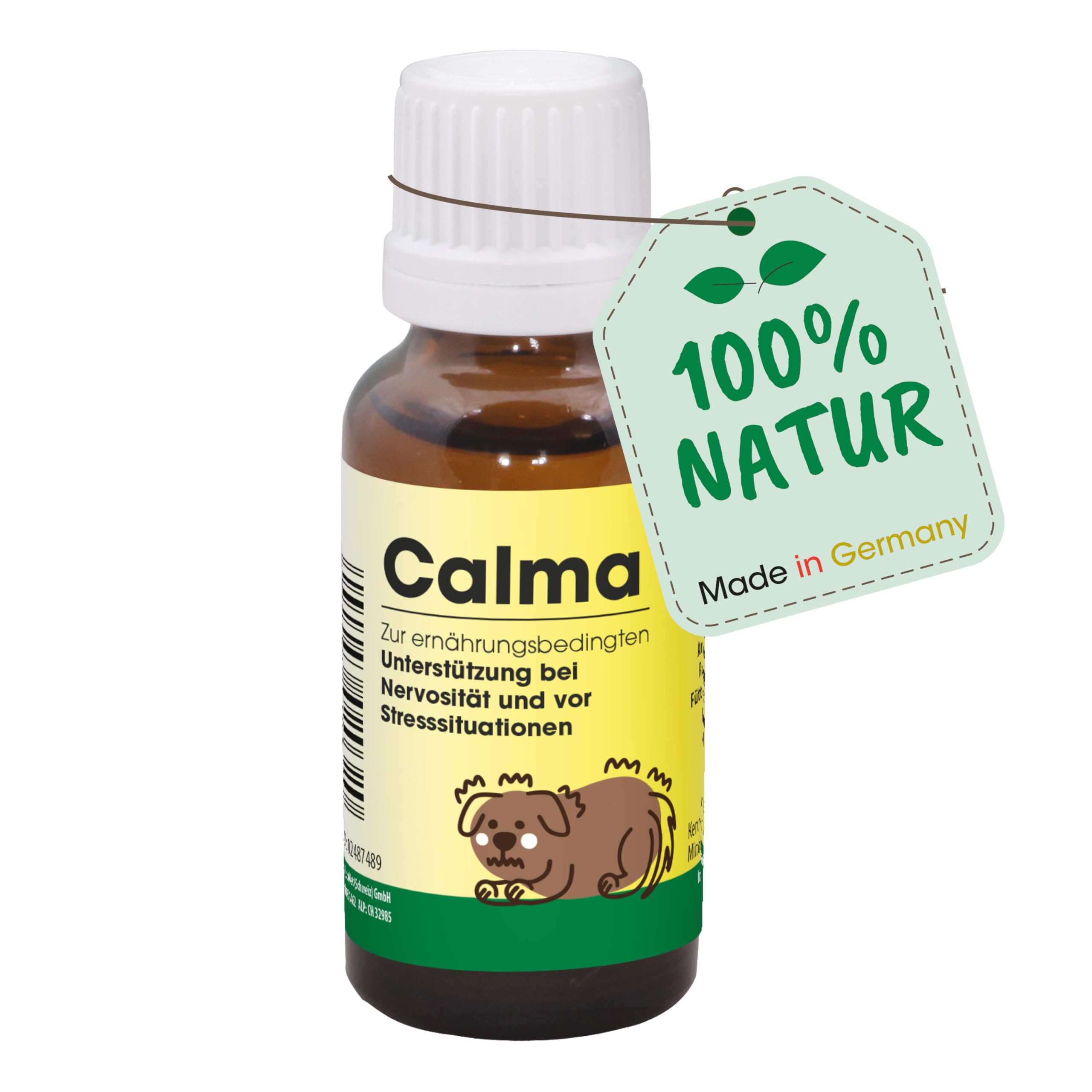 cdVet Naturprodukte Calma 20 ml – Ergänzungsfuttermittel für Hund, Katze, Pferd