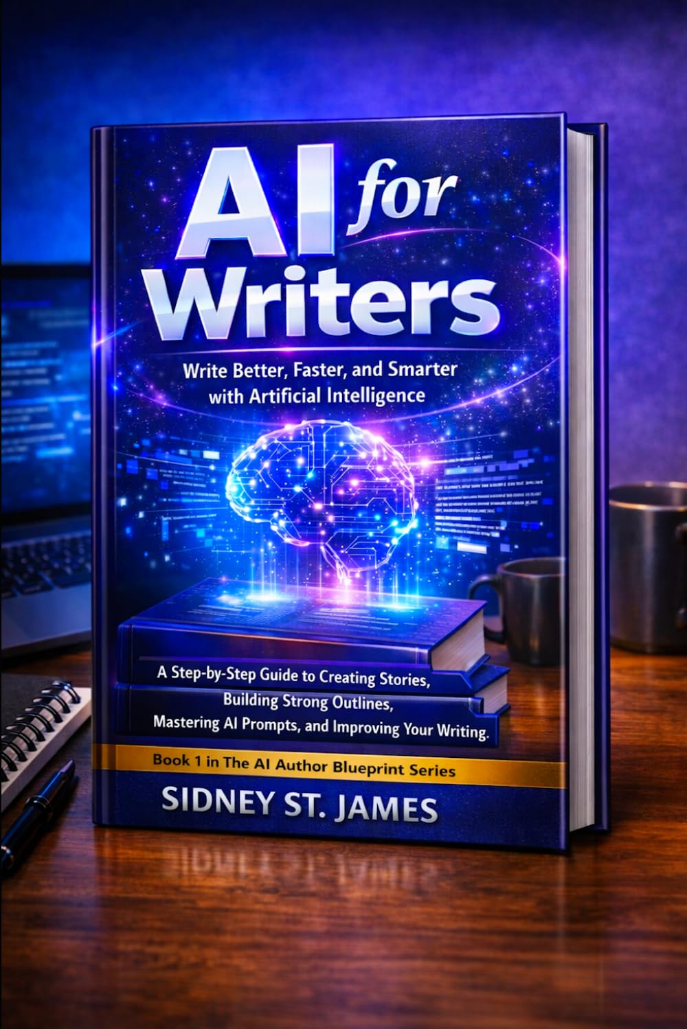 AI for Writers – Write Better, Faster, and Smarter with Artificial Intelligence: A Step-by-Step Guide to Creating Stories, Building Strong Outlines, ... Writing, (The AI Author Blueprint Series)