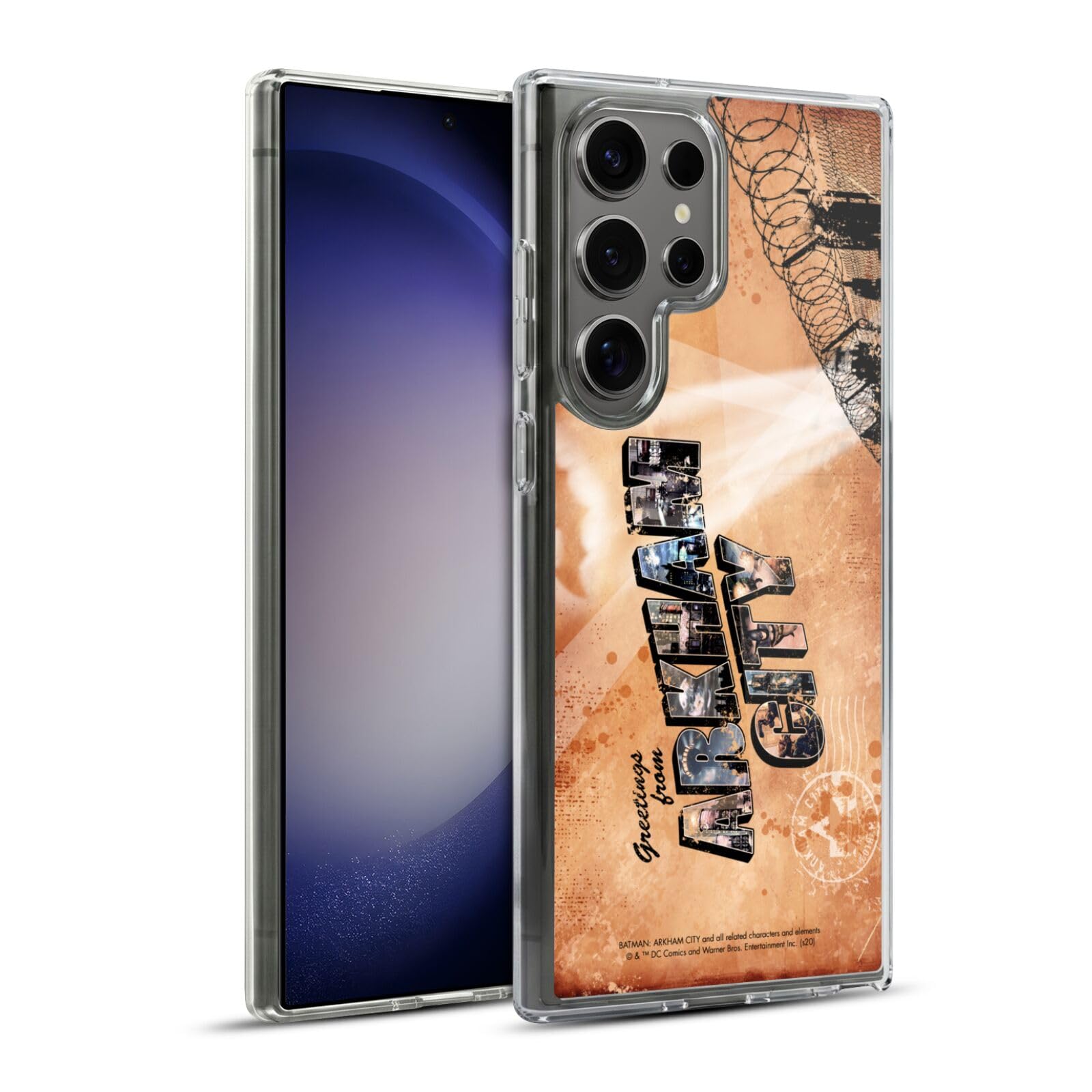 Funda para Samsung S23 Ultra de Batman Arkham Evita Arañazos en Cámara 7