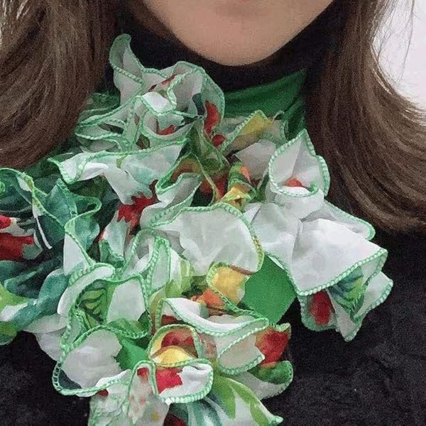 n/a Collaro finto finto cattiva con cattiva autunno e inverno con colletto finto colletto collare collare decorativo da maglione mantenerlo caldo (Color : F, Size : One Size)