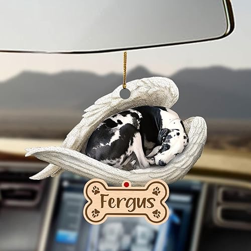 Miniatura 28 de Chihuahua Sleeping Angel - Adorno conmemorativo de acrílico 2D personalizado para perro, regalo para la pérdida de mascotas, regalo de simpatía