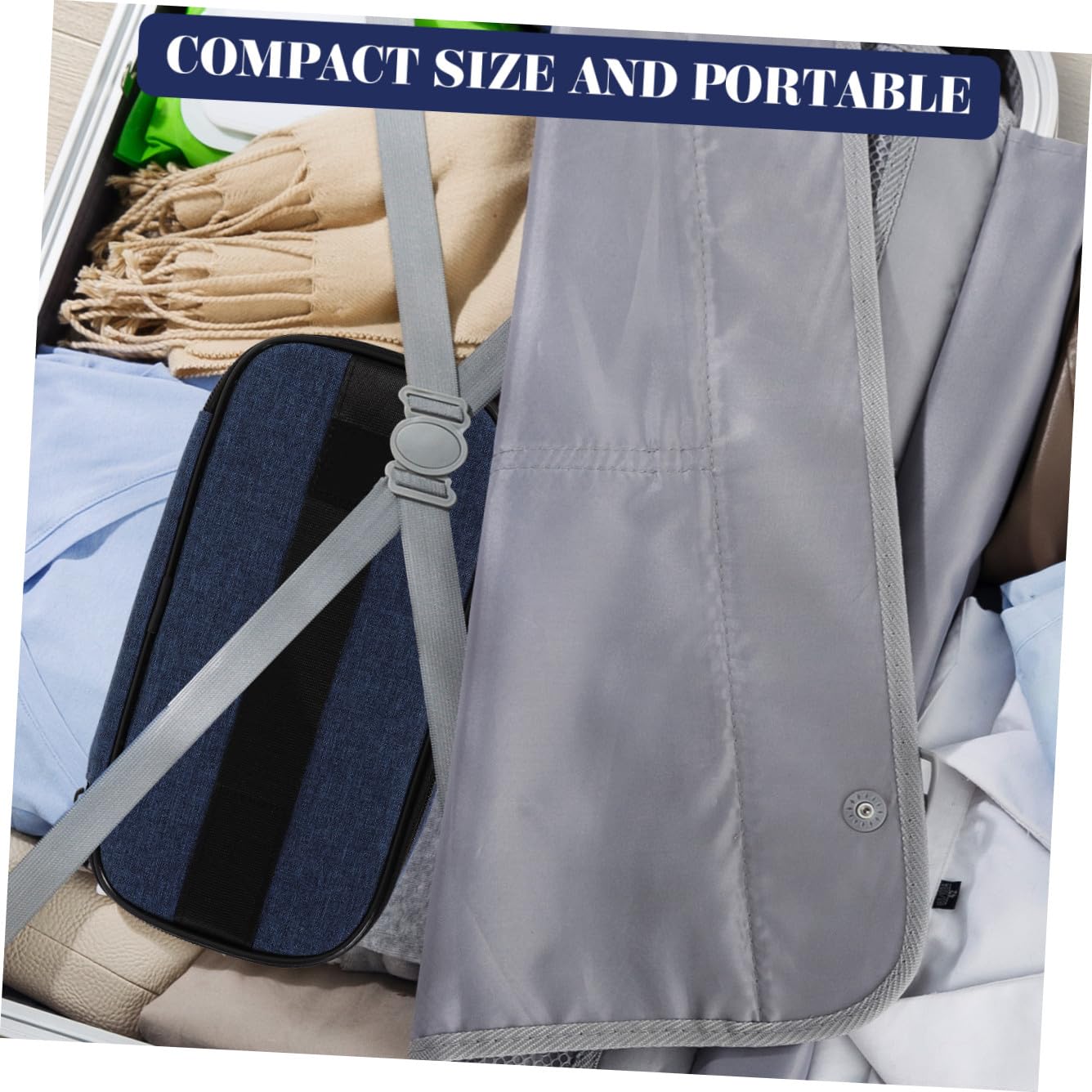 Anneome Borsa da Toeletta Multi-scomparto Custodia per Cosmetici da Viaggio Borsa per Trucco Portatile Cerniera Organizzazione Articoli da Toeletta