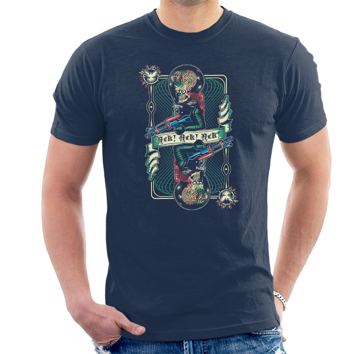 Mars Attack We Come In Peace Men's T-Shirt