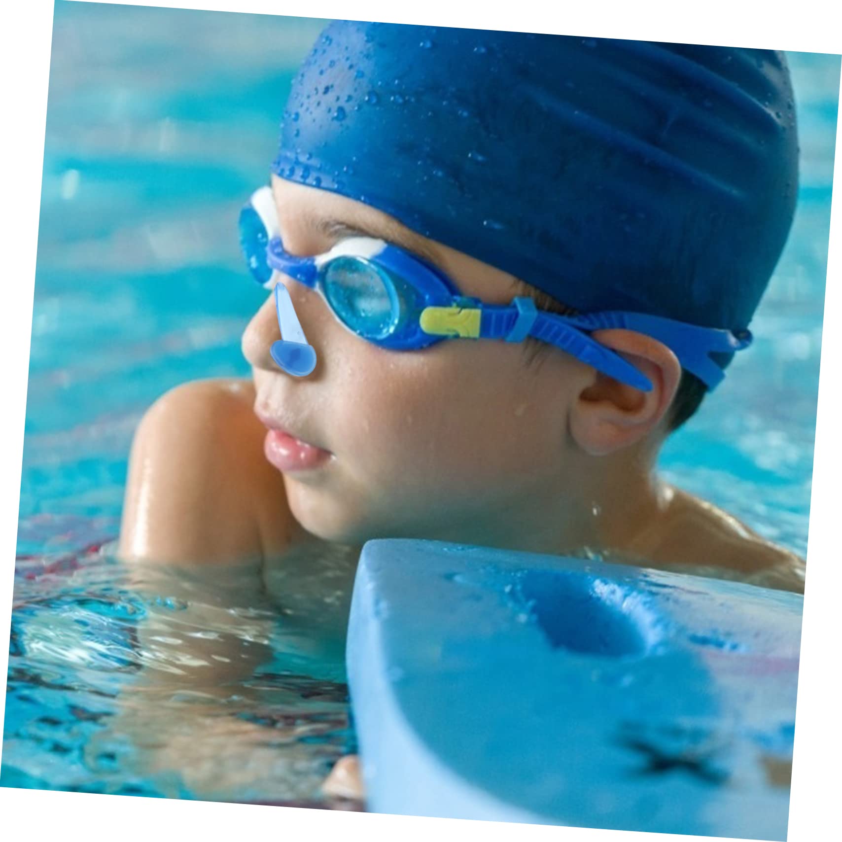 Set 12 Tappi Naso Silicone Per Nuoto - Impermeabili, Beige, Adulti E Bambini - Foto 5