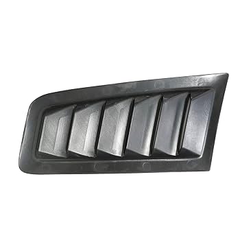 Gloss Black 2Pcs Bonnet Air Vents Engine Hood Car Exterior Parts For