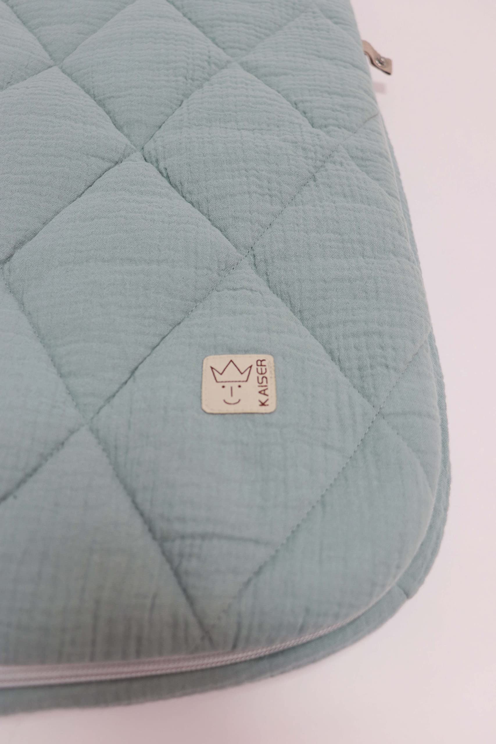 KAISER ANNY Sommer Fußsack 6-36 Monate Fb. slit green