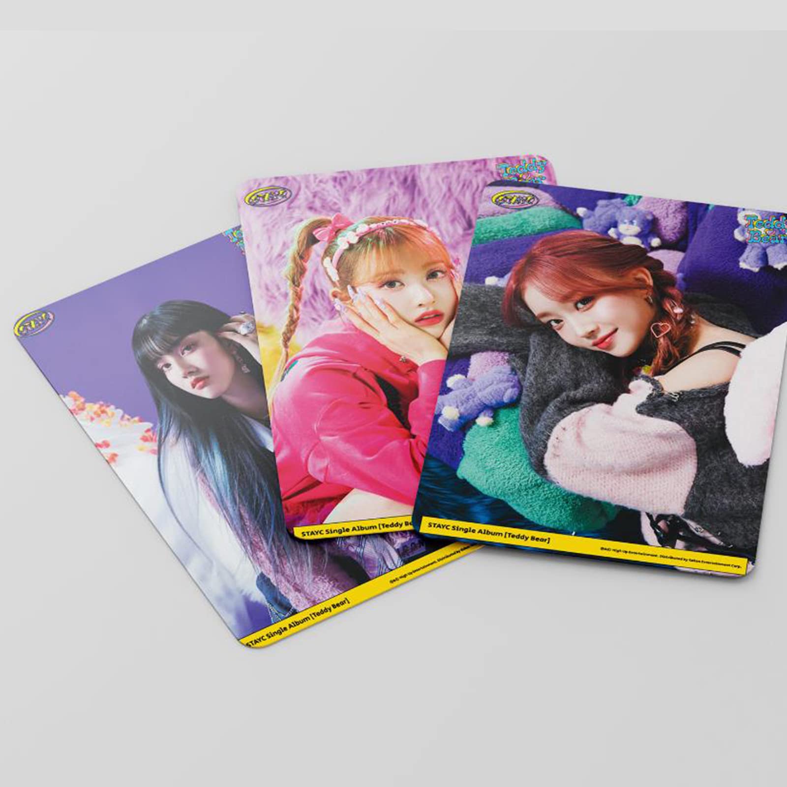 PYAJUU STAYC Photo Cards 55PCS STAYC Teddy Bear Album Cards KPOP