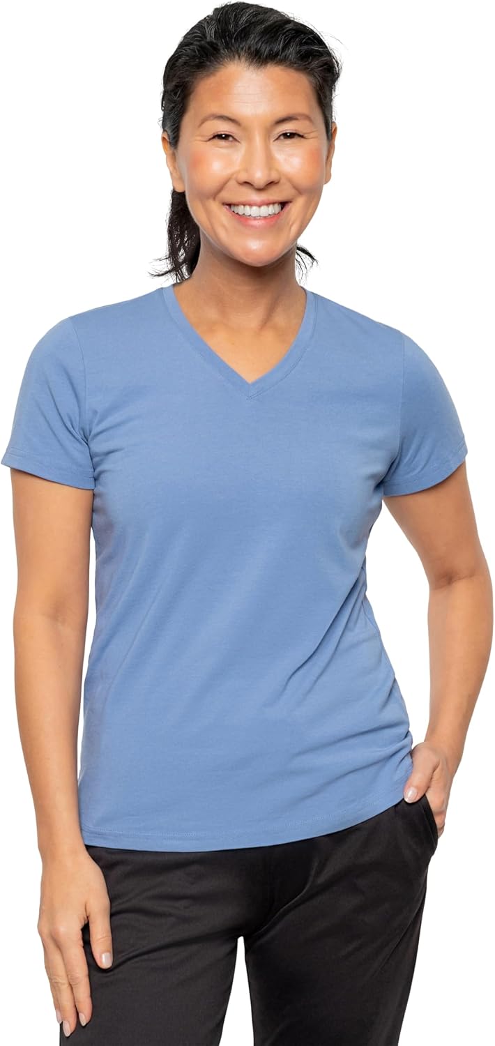 Insect Shield Women's UPF Wicking Short Sleeve V-Neck T-Shirt