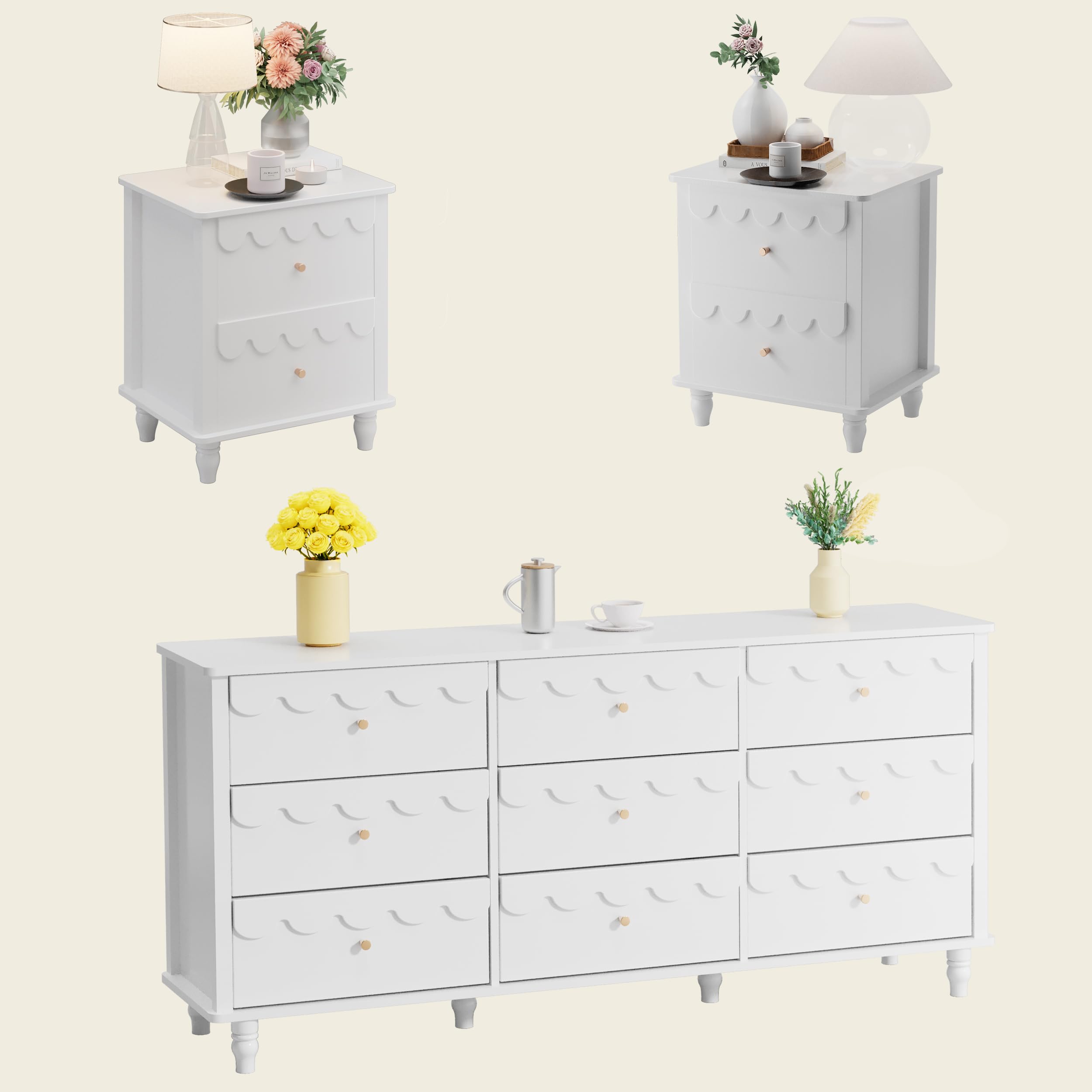 【ARI9/1】draw drawers ネイビー キャミソール　セット Amazon.com: Signature Design by Ashley Maribel Children's