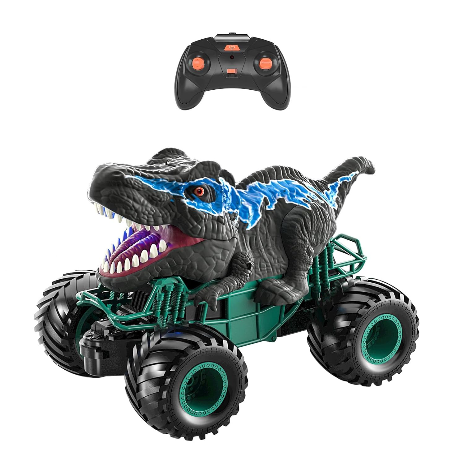 Bennol 2.4GHz Remote Control Dinosaur Car Trucks Toys for Kids Boys, RC