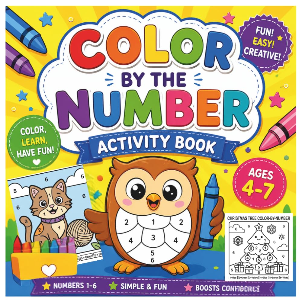 Color by the Number: Activity Book