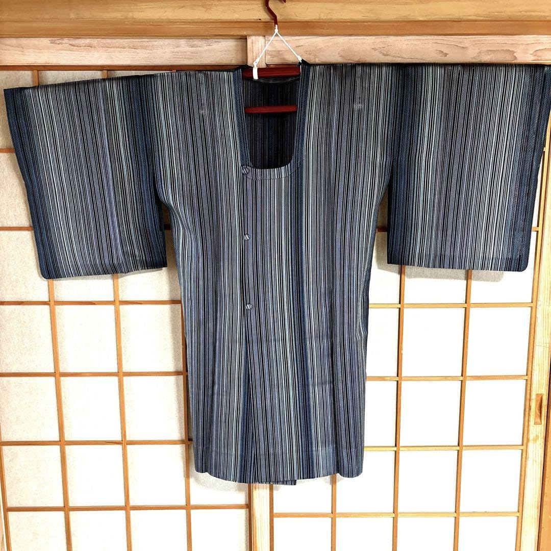 本泥染羅織スリーシーズン コート生地反物 絹100% 新品 スリーシーズン