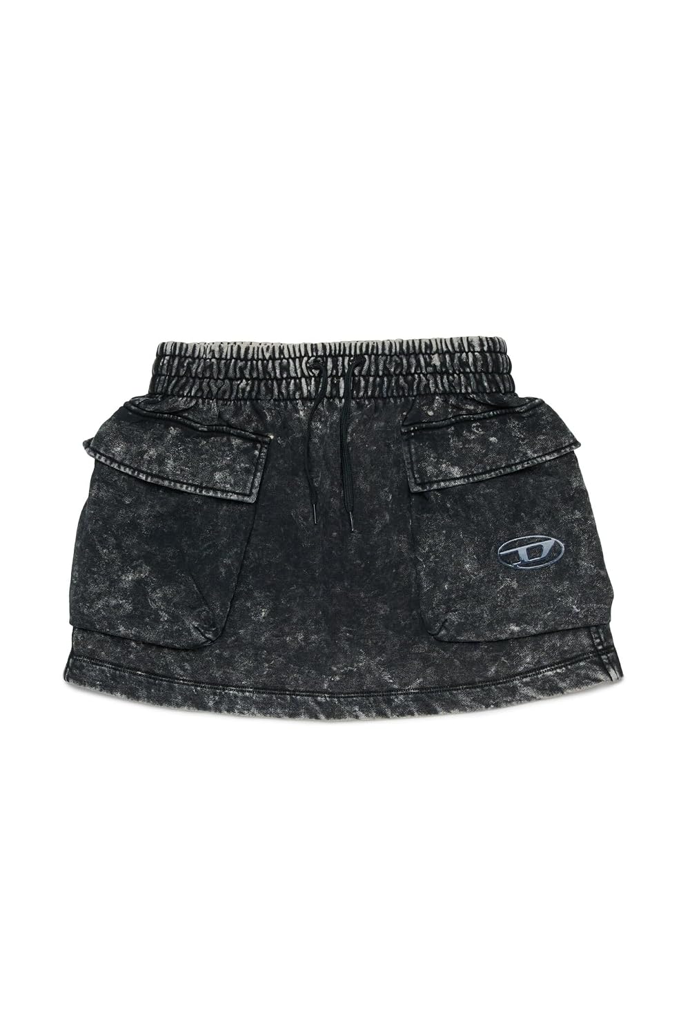 Diesel Girls' Marbled Fleece Cargo Mini Skirt
