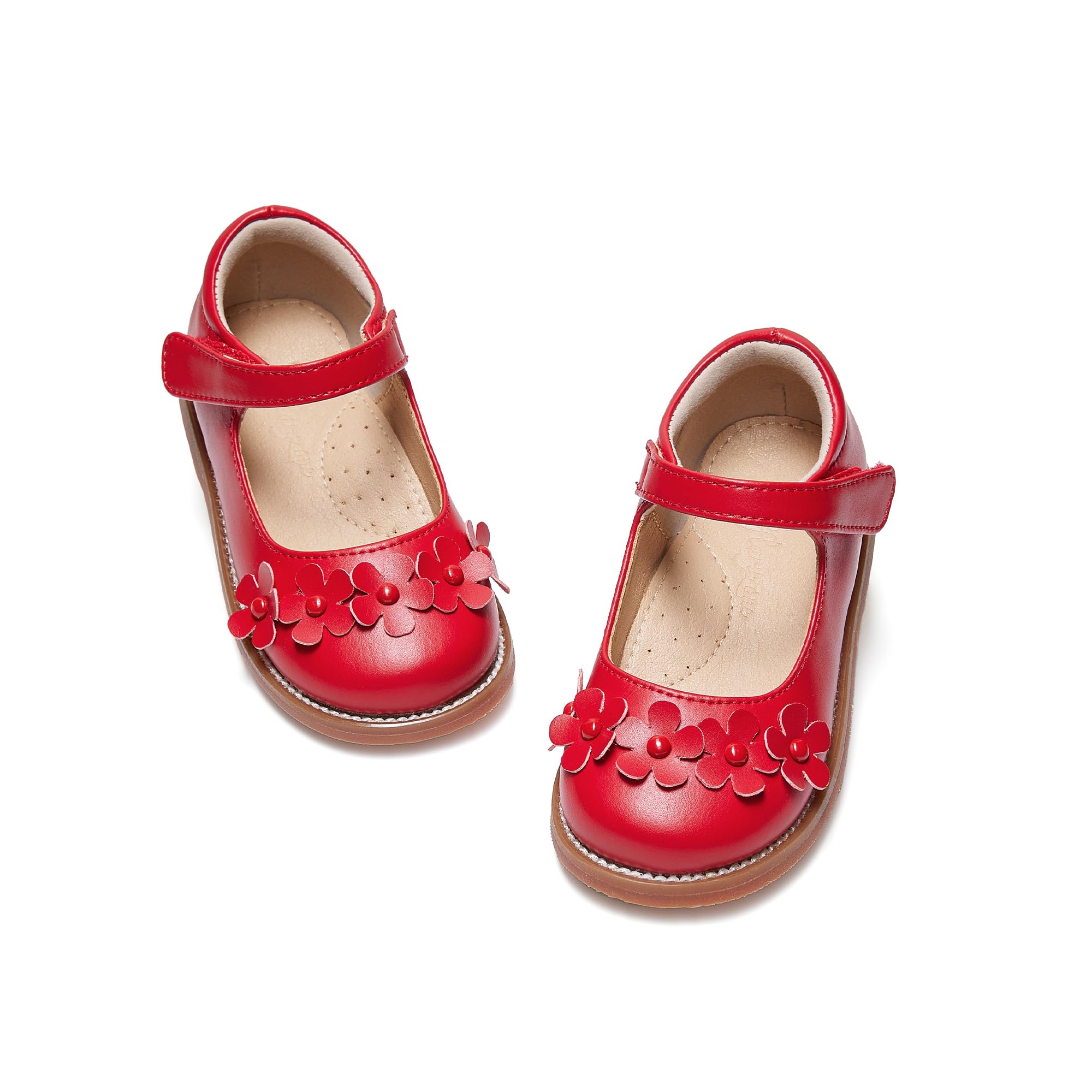 Flaryzone Toddler Girls Mary Jane School Uniform Oxfords Dress Shoes Flats