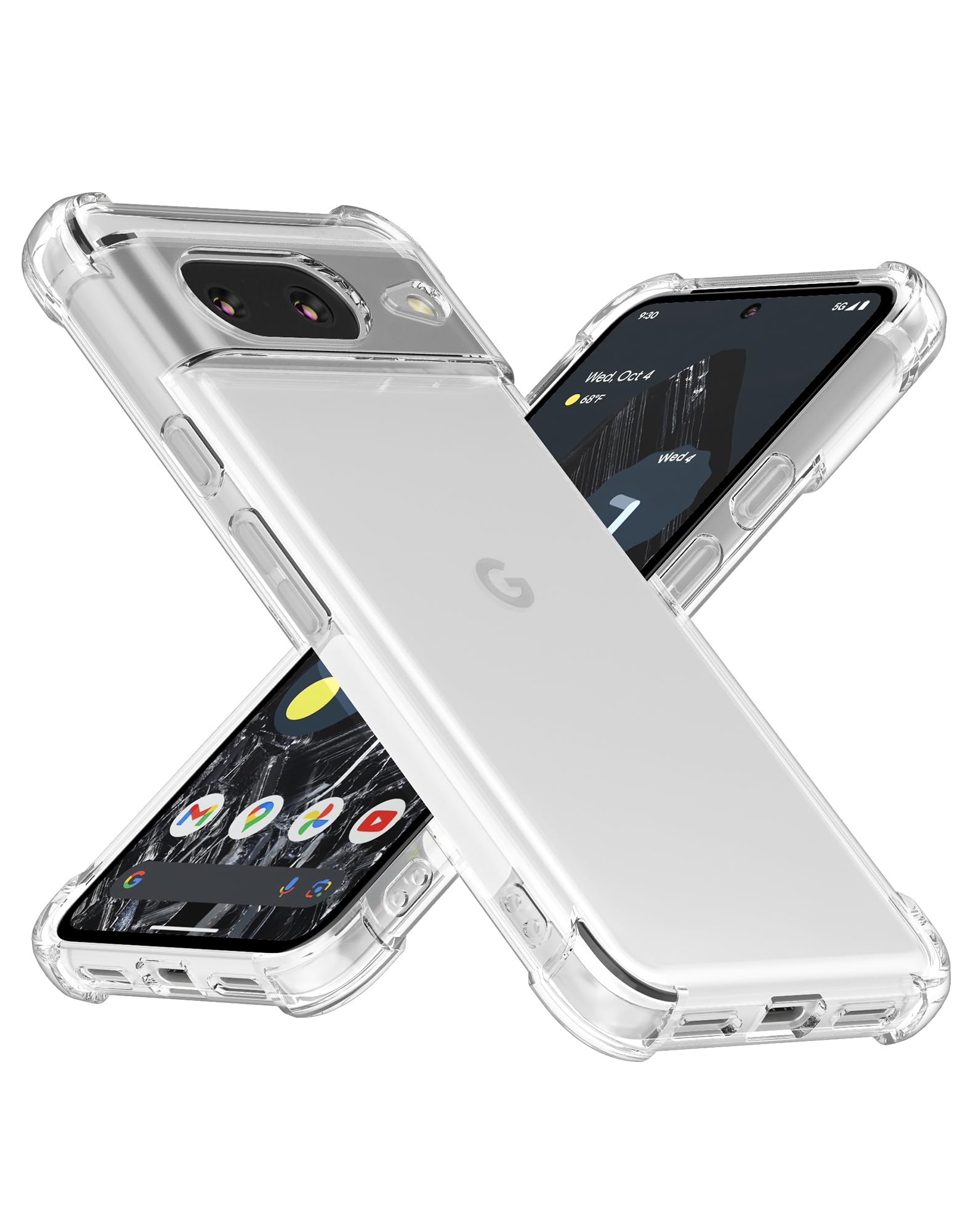 Casodon for Google Pixel 8 5G Back Cover Case | Raised Bumps for Camera & Screen Protection | Ultra Clear Soft Silicone Back Case Cover for Google Pixel 8 5G (Transparent) (B0CJV42GD7) Amazon Price History, Amazon Price Tracker