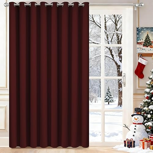 Yakamok - Cortinas opacas para oscurecer la habitación, panel individual, para dormitoriosala de estar