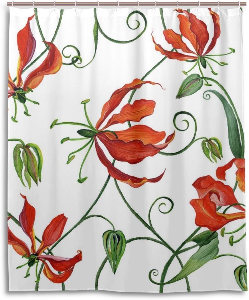 Pineapple Top Waterproof Fabric Polyester Bathroom Shower Curtain 60"(W) X 72"(H)