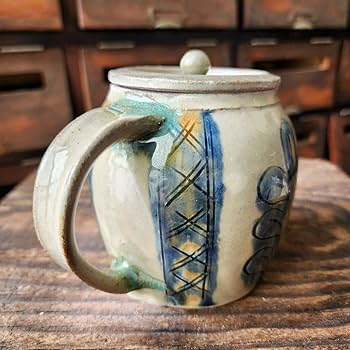 Amazon | やちむん 急須 ポット 高さ約10cm | ノーブランド品