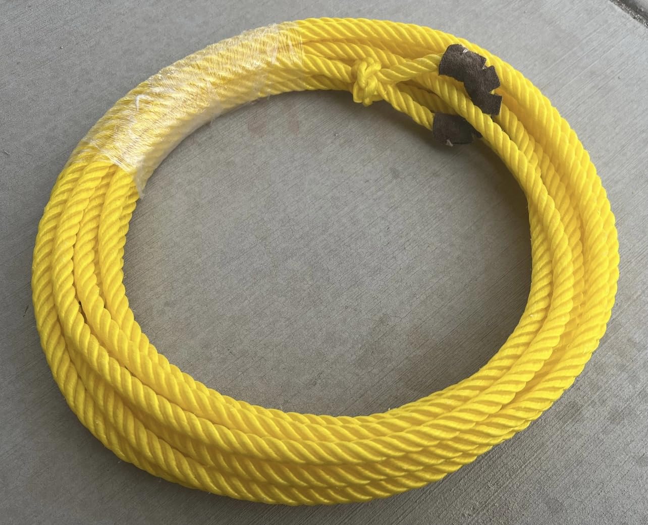 39ft Poly Nylon Yellow Western Rope, SOGA Nylon para Florear