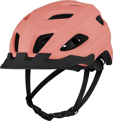 Miniatura 10 de Retrospec Lennon - Casco de bicicleta con luz LED de seguridad, esfera ajustable y visera extraíble